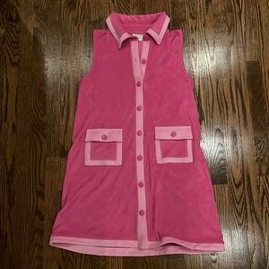 LAKE Darcy Terry dress in Lychee